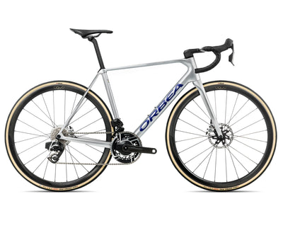2026 Orbea Orca M11E Ltd Pwr Carbon Road Bike In Spark Silver