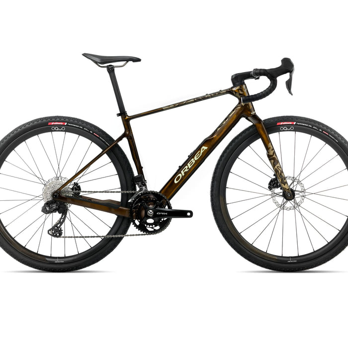 2026 Orbea Terra M20I Team Gravel Bike In Caramel Carbon View