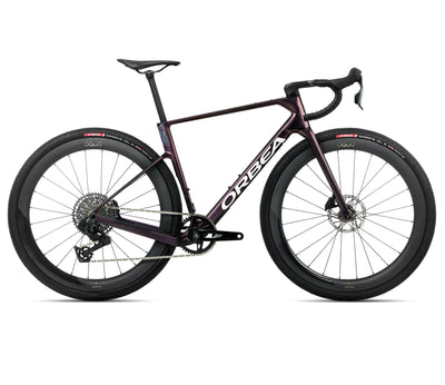 2026 Orbea Terra Race M31E Ltd 1X Gravel Bike In Sunset Carbon View