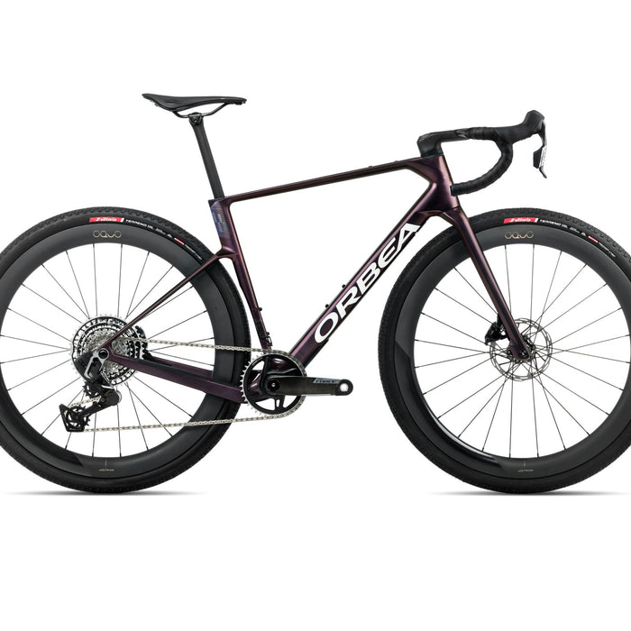 2026 Orbea Terra Race M21E Ltd 1X Gravel Bike In Sunset Carbon View
