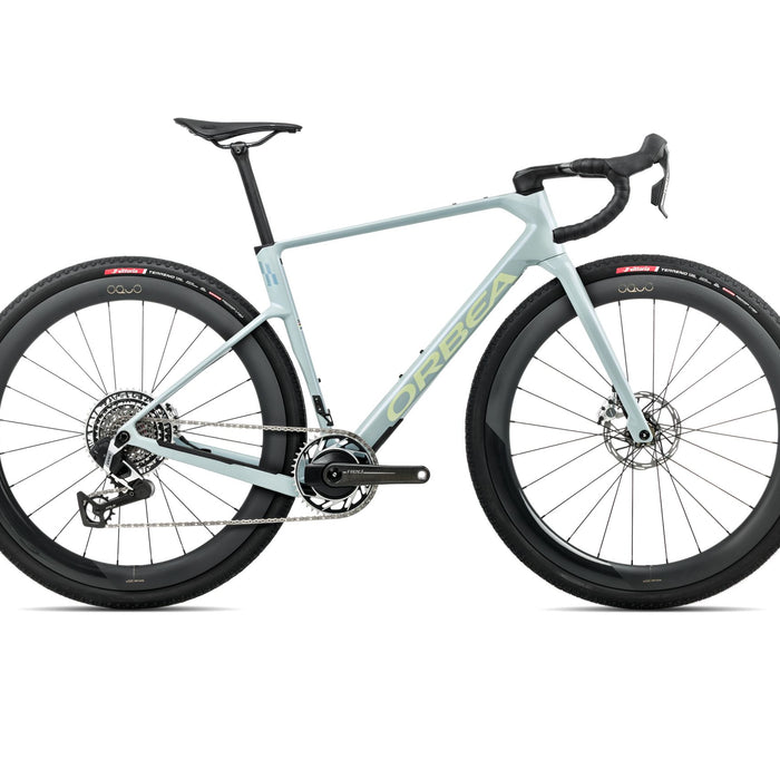 2026 Orbea Terra Race M11E Ltd 1X Gravel Bike In Frozen Concrete
