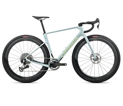 2026 Orbea Terra Race M11E Ltd 1X Gravel Bike In Frozen Concrete