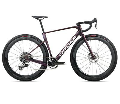 2026 Orbea Terra Race M11E Ltd 1X Gravel Bike In Sunset Carbon View