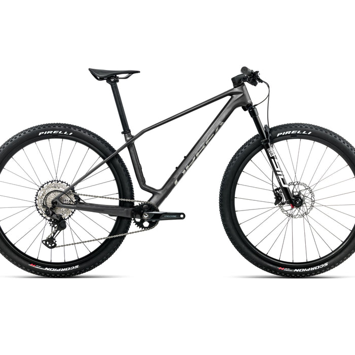 2026 Orbea Alma M30 Carbon Hardtail Mountain Bike In Diamond Carbon View