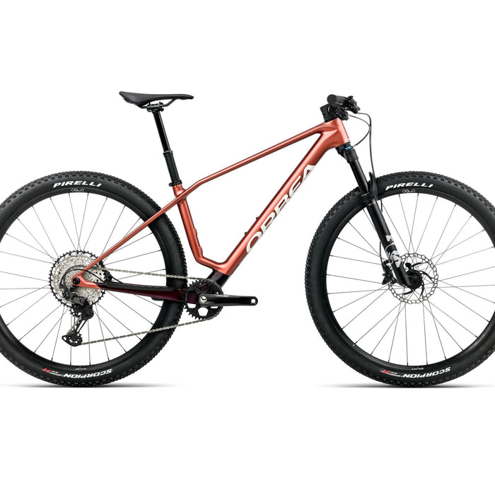 2026 Orbea Alma M20 Carbon Hardtail Mountain Bike In Mars Red