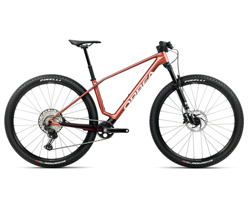 2026 Orbea Alma M20 Carbon Hardtail Mountain Bike In Mars Red