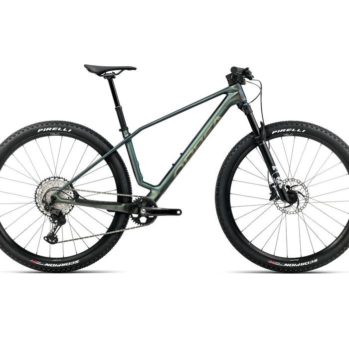 2026 Orbea Alma M20 Carbon Hardtail Mountain Bike In Seaweed Carbon View