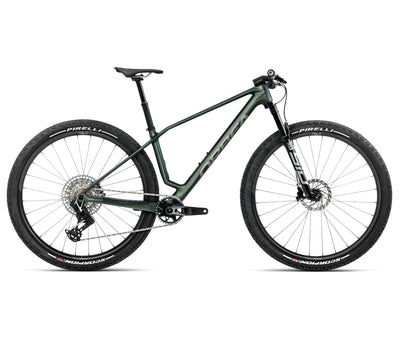 2026 Orbea Alma M-Team Axs Carbon Hardtail Mountain Bike In Seaweed Carbon View