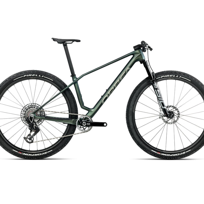 2026 Orbea Alma M-Ltd Carbon Hardtail Mountain Bike In Seaweed Carbon View