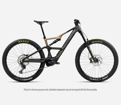2026 Orbea Rise LT H20 Electric Mountain Bike In Diamond Black-Splash Olive Green (Matt)