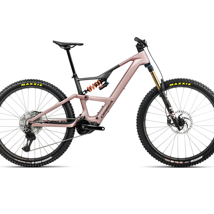 2026 Orbea Rise Lt M-Team 420W Electric Mountain Bike In Desert Rose