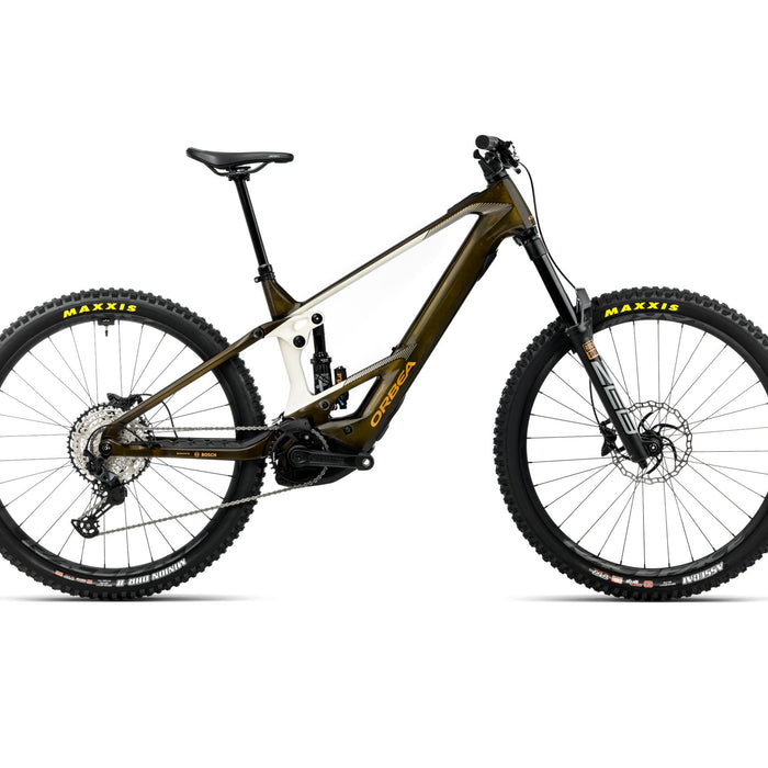 2026 Orbea Wild M20 Electric Mountain Bike In Caramel Carbon View