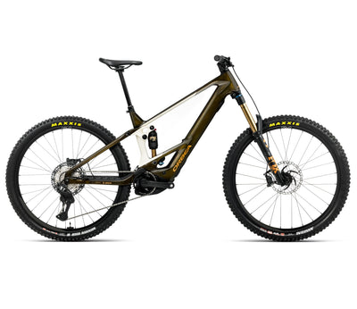 2026 Orbea Wild/M M-Team Electric Mountain Bike In Caramel Carbon View