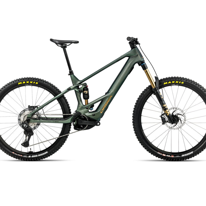 2026 Orbea Wild/M M-Team Electric Mountain Bike In Seaweed Carbon View