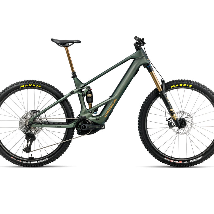 2026 Orbea Wild M-Ltd Electric Mountain Bike In Seaweed Carbon View