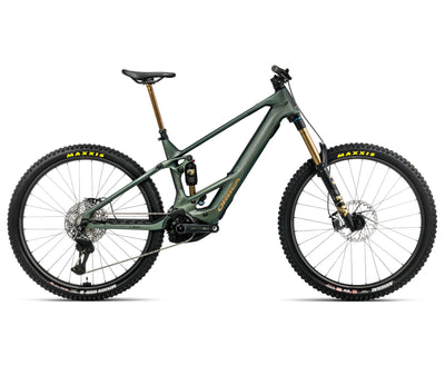 2026 Orbea Wild M-Ltd Electric Mountain Bike In Seaweed Carbon View