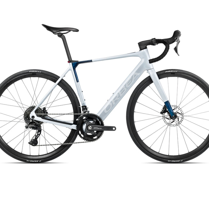 2026 Orbea Gain M40 Carbon Electric Road Bike In Halo Silver