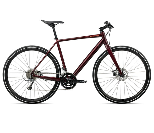 2026 Orbea Vector 30 Hybrid Bike In Metallic Burgundy Red