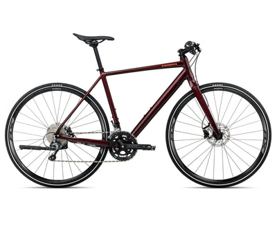 2026 Orbea Vector 10 Hybrid Bike In Metallic Burgundy Red