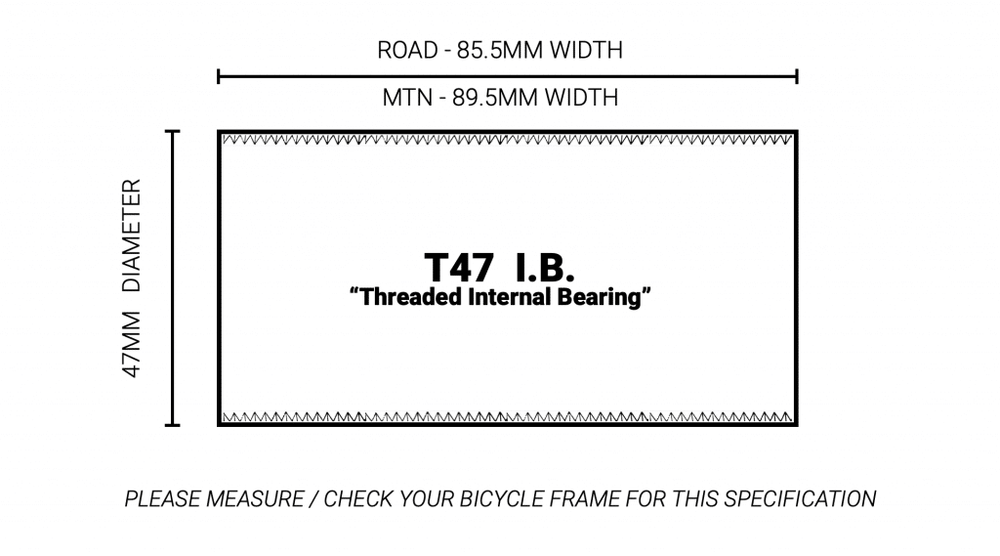 Praxis BB Shimano 24mm T47 I.B. Road 85.5mm