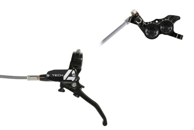 Hope Tech 4 V4 - No Rotor - Black/Black - Braided