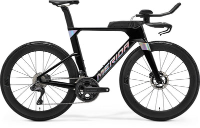 2026 Merida Time Warp Tri Limited Road Bike in Black