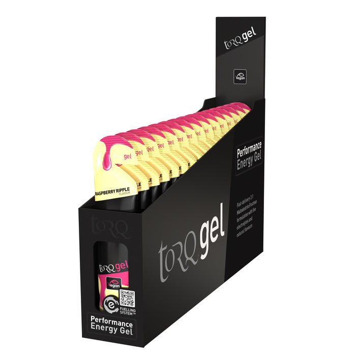 Torq Energy Gel (15x 45g): RASPBERRY RIPPLE size