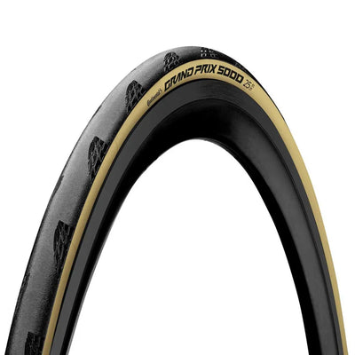 Continental Grand Prix 5000 Foldable Clincher Tyre in Black and Cream
