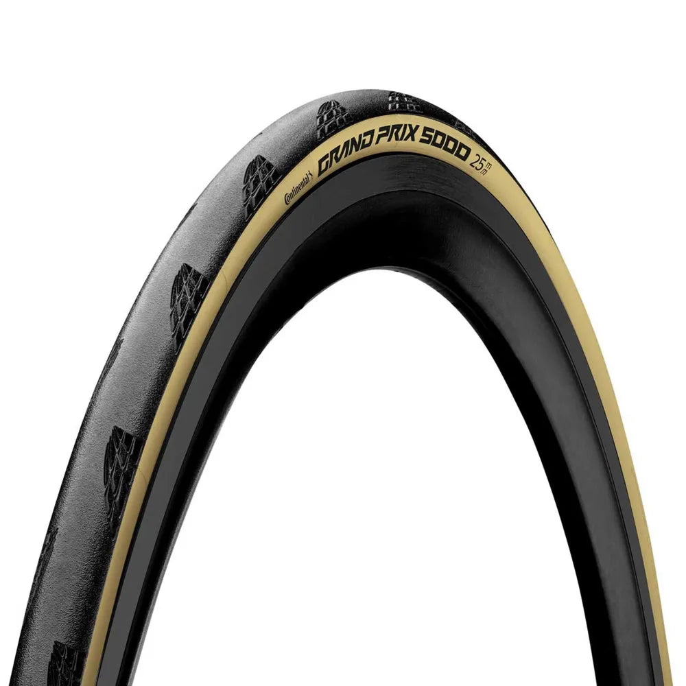 Continental Grand Prix 5000 Foldable Clincher Tyre in Black and Cream