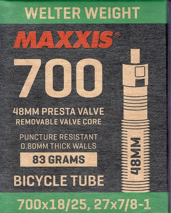 Maxxis Welter Weight 700 x 18-25 Inner Tube with 32mm Presta Valve