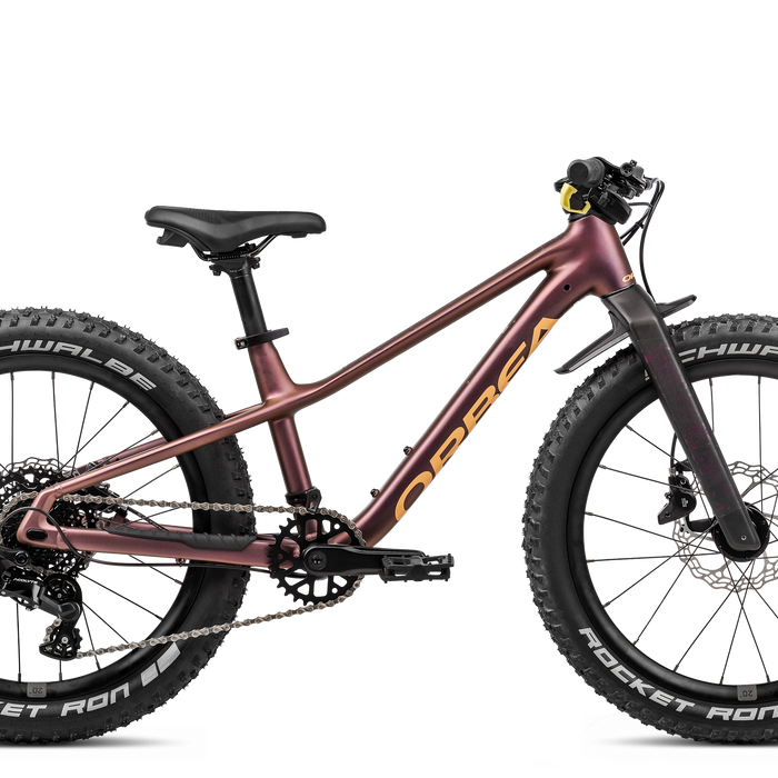 2027 Orbea KIMU 20 H10 20 Inch Kids Mountain Bike in Metallic Sun Set