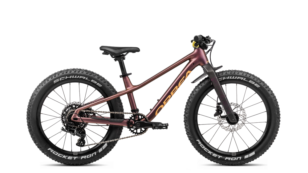 2027 Orbea KIMU 20 H10 20 Inch Kids Mountain Bike in Metallic Sun Set