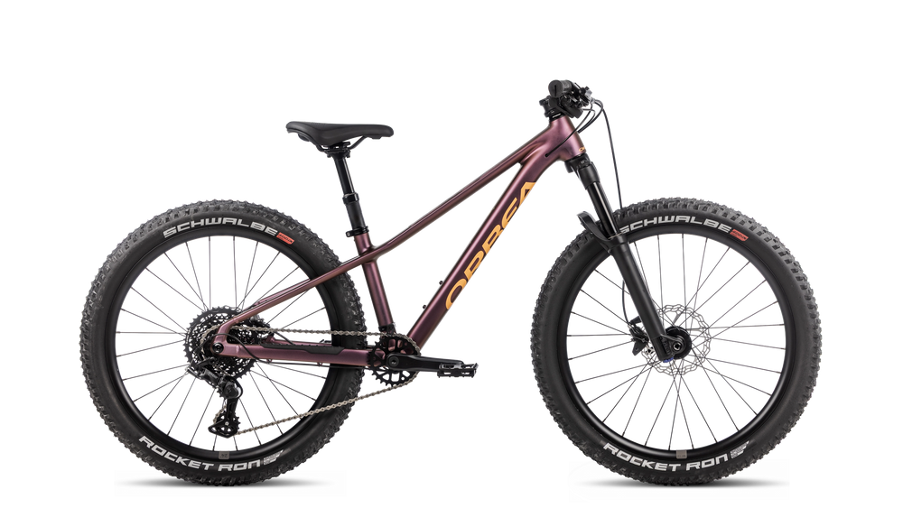 2027 Orbea KIMU 24 H10 TR 24 Inch Kids Mountain Bike in Metallic Sun Set