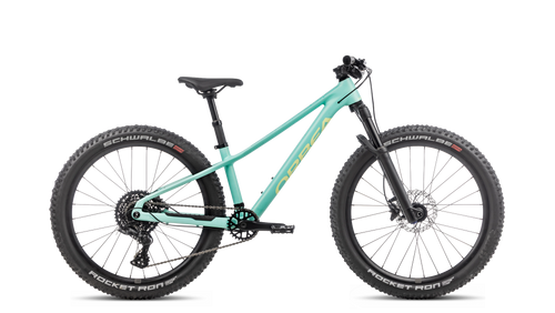 2027 Orbea KIMU 24 H10 TR 24 Inch Kids Mountain Bike in Aloha Green