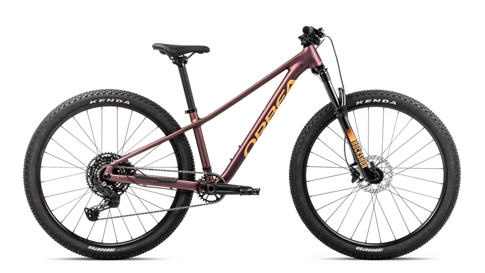 2027 Orbea KIMU 27 H20 27 Inch Kids Mountain Bike in Metallic Sun Set