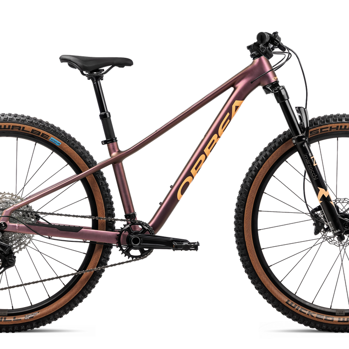 2027 Orbea KIMU 27 H10 27 Inch Kids Mountain Bike in Metallic Sun Set