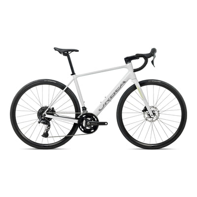 Orbea AVANT H50 Road Bike in Golden White -Smooth Silver (Gloss), side view