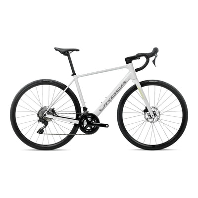 Orbea AVANT H40 Road Bike in Golden White -Smooth Silver (Gloss), side view