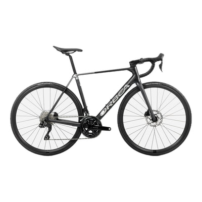 Orbea ORCA M30i Road Bike in Diamond Carbon View (Matt) - Titan Grey (Gloss), side view
