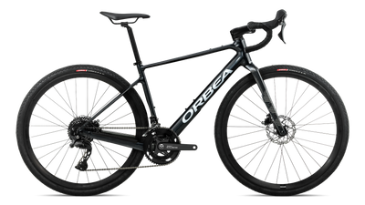 Orbea TERRA H50 Road Bike in Diamond Black - Diamond Carbon View (Gloss), side view