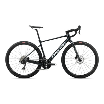 Orbea TERRA H30 Road Bike in Diamond Black - Diamond Carbon View (Gloss), side view