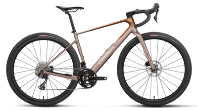 Orbea TERRA M35TEAM Road Bike in Nickel - Met Cinnamon (Matt), side view