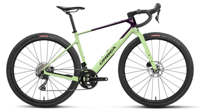 Orbea TERRA M35TEAM Road Bike in Acid Gum - Fantasy Purple Carbon View (Gloss), side view