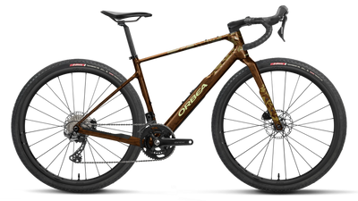 Orbea TERRA M35TEAM Road Bike in Caramel Carbon View (Gloss), side view