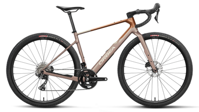 Orbea TERRA M20TEAM Road Bike in Nickel - Met Cinnamon (Matt), side view