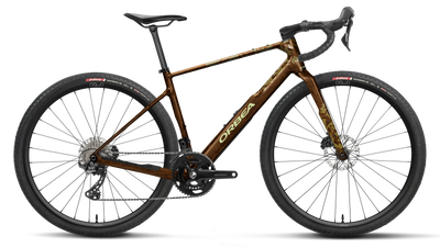 Orbea TERRA M20TEAM Road Bike in Caramel Carbon View (Gloss), side view