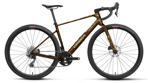 Orbea TERRA M20TEAM Road Bike in Caramel Carbon View (Gloss), side view