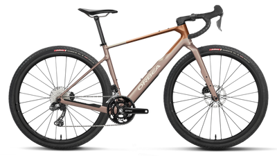 Orbea TERRA M20iTEAM Road Bike in Nickel - Met Cinnamon (Matt), side view