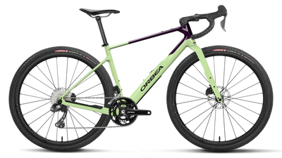 Orbea TERRA M20iTEAM Road Bike in Acid Gum - Fantasy Purple Carbon View (Gloss), side view