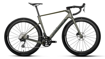 Orbea TERRA RACE M20LTD Road Bike in Spaceship Green (Matt), side view